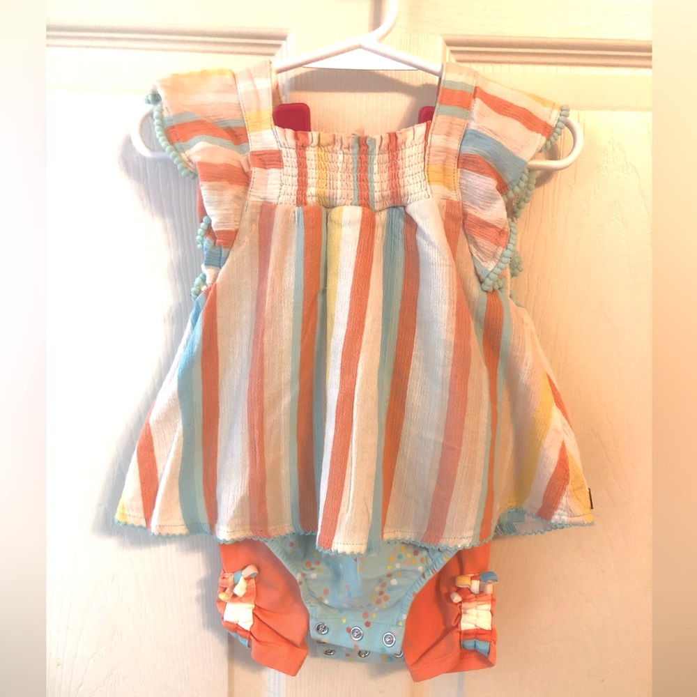 Matilda Jane size 6-12 month onesie and leggings outfit